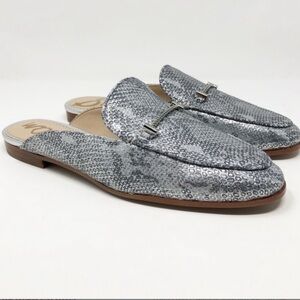 Sam Edelman size 5 Laurna Mule Silver Slip On